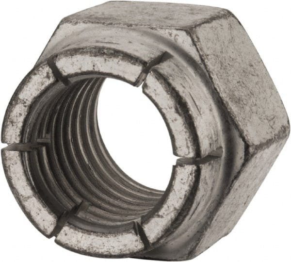 Flex-Loc - 3/4-10 UNC Grade 2 Hex Lock Nut with Expanding Flex Top - All Tool & Supply