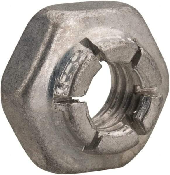 Flex-Loc - #10-32 UNJF Grade 2 Hex Lock Nut with Expanding Flex Top - 3/16" High, Cadmium-Plated Finish, Meets Military Specifications - All Tool & Supply