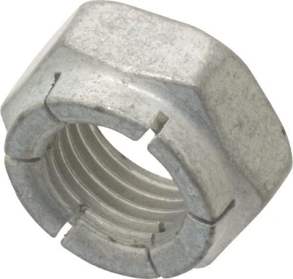 Flex-Loc - 3/8-24 UNJF Grade 2 Hex Lock Nut with Expanding Flex Top - 9/32" High, Cadmium-Plated Finish, Meets Military Specifications - All Tool & Supply