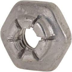 Flex-Loc - #6-32 UNJC Grade 2 Hex Lock Nut with Expanding Flex Top - 5/16" Width Across Flats, 9/64" High, Cadmium-Plated Finish, Meets Military Specifications - All Tool & Supply