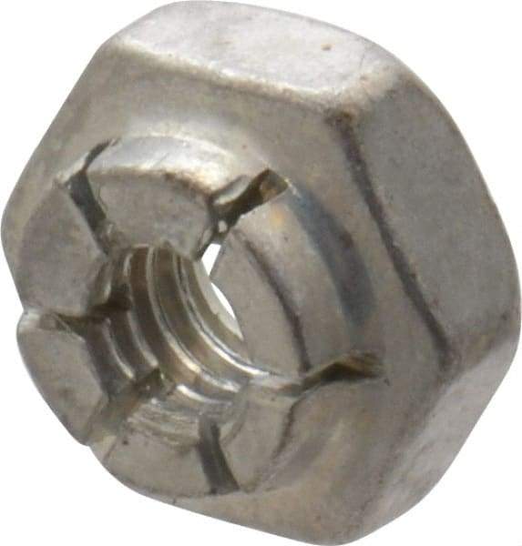 Flex-Loc - #8-32 UNJC Grade 2 Hex Lock Nut with Expanding Flex Top - 3/16" High, Cadmium-Plated Finish, Meets Military Specifications - All Tool & Supply