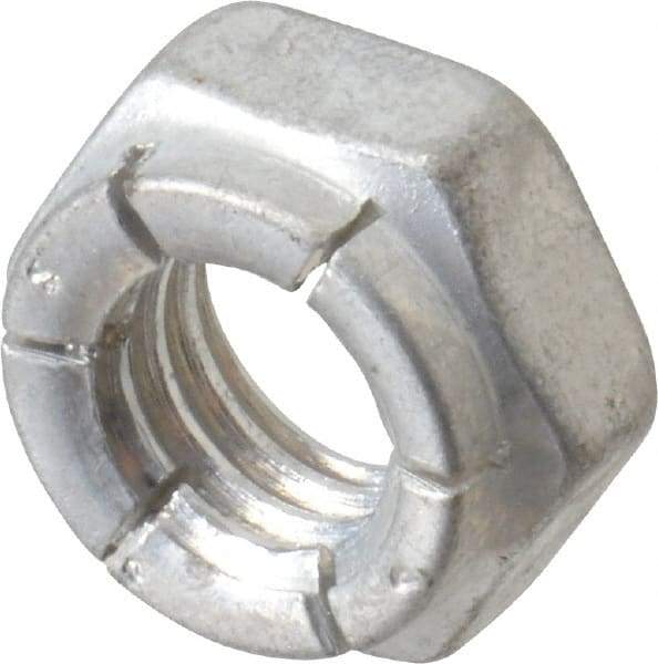 Flex-Loc - 3/8-16 UNC Grade 2 Hex Lock Nut with Expanding Flex Top - 9/32" High, Cadmium-Plated Finish, Meets Military Specifications - All Tool & Supply