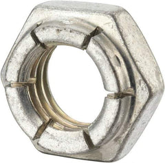 Flex-Loc - 5/8-11 UNC Grade 2 Hex Lock Nut with Expanding Flex Top - 15/16" Width Across Flats, Cadmium-Plated Finish, Meets Military Specifications - All Tool & Supply