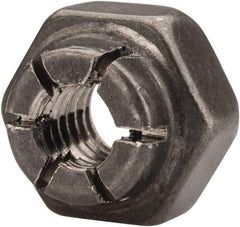 Flex-Loc - #8-32 UNJC 18-8 Hex Lock Nut with Expanding Flex Top - Uncoated, Meets Military Specifications - All Tool & Supply