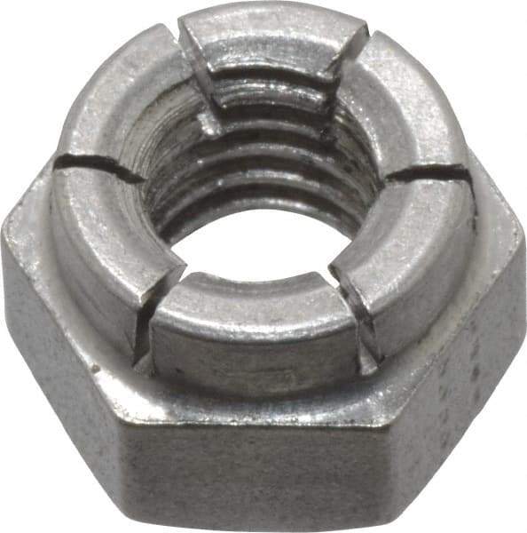 Flex-Loc - 5/16-18 UNC 18-8 Hex Lock Nut with Expanding Flex Top - Uncoated, Meets Military Specifications - All Tool & Supply