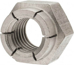 Flex-Loc - 1/2-13 UNC 18-8 Hex Lock Nut with Expanding Flex Top - Uncoated, Meets Military Specifications - All Tool & Supply