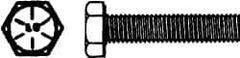 Value Collection - 1/2-20 UNF, 7-1/2" Length Under Head Hex Head Cap Screw - Partially Threaded, Grade 8 Alloy Steel, Zinc-Plated Finish, 3/4" Hex - All Tool & Supply