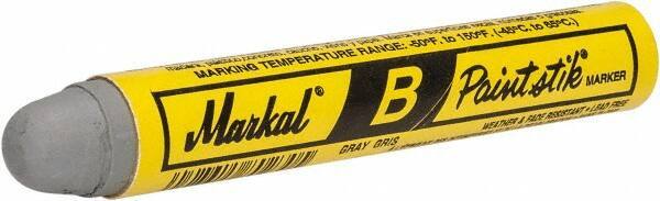 Markal - Gray Marker/Paintstick - Oil Base Ink - All Tool & Supply