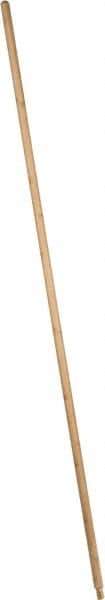 PRO-SOURCE - 60 x 15/16" Wood Handle for Push Brooms - Threaded Connection, Tan - All Tool & Supply