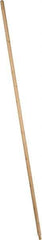 PRO-SOURCE - 60 x 15/16" Wood Handle for Push Brooms - Threaded Connection, Tan - All Tool & Supply