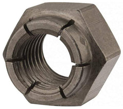 Flex-Loc - 5/8-11 UNC Grade 2 Hex Lock Nut with Expanding Flex Top - 15/16" Width Across Flats, Uncoated, Meets Military Specifications - All Tool & Supply