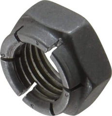 Flex-Loc - 7/16-20 UNJF Grade 2 Hex Lock Nut with Expanding Flex Top - 21/64" High, Uncoated, Meets Military Specifications - All Tool & Supply