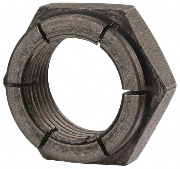 Flex-Loc - 7/8-14 UNJF Grade 2 Hex Lock Nut with Expanding Flex Top - Uncoated, Meets Military Specifications - All Tool & Supply