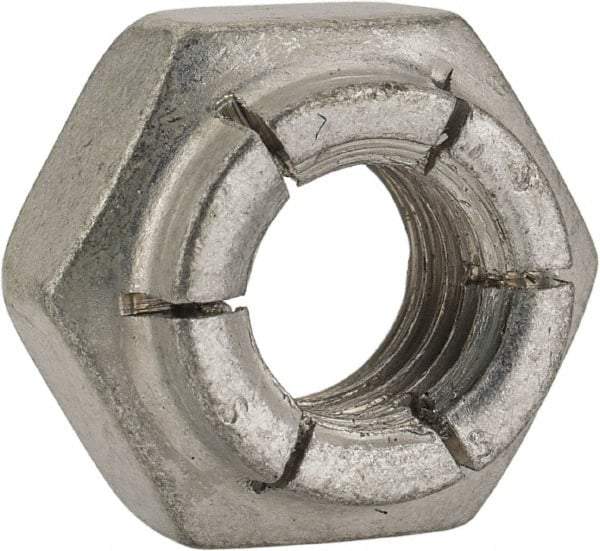 Flex-Loc - 3/8-16 UNC Grade 2 Heavy Hex Lock Nut with Expanding Flex Top - Cadmium-Plated Finish, Meets Military Specifications - All Tool & Supply