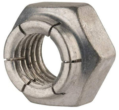 Flex-Loc - 1/2-13 UNC Grade 2 Heavy Hex Lock Nut with Expanding Flex Top - Cadmium-Plated Finish, Meets Military Specifications - All Tool & Supply