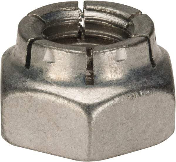 Flex-Loc - 5/8-11 UNC Grade 2 Heavy Hex Lock Nut with Expanding Flex Top - Cadmium-Plated Finish, Meets Military Specifications - All Tool & Supply