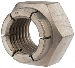 Flex-Loc - 7/8-9 UNC Grade 2 Heavy Hex Lock Nut with Expanding Flex Top - Cadmium-Plated Finish, Meets Military Specifications - All Tool & Supply