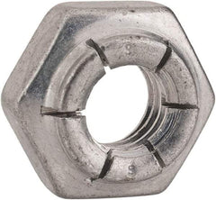 Flex-Loc - 5/16-18 UNC Grade 2 Heavy Hex Lock Nut with Expanding Flex Top - 17/64" High, Cadmium-Plated Finish, Meets Military Specifications - All Tool & Supply