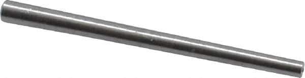 Value Collection - Size 5/0, 0.068" Small End Diam, 0.094" Large End Diam, Uncoated Steel Taper Pin - Grade C-12L14, 1-1/4" OAL, 1-1/4 Pin Length - All Tool & Supply