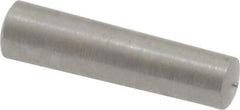 Value Collection - Size 3/0, 0.1146" Small End Diam, 0.125" Large End Diam, Uncoated Steel Taper Pin - Grade C-12L14, 1/2" OAL, 1/2 Pin Length - All Tool & Supply