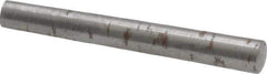 Value Collection - Size 0, 0.13" Small End Diam, 0.156" Large End Diam, Uncoated Steel Taper Pin - Grade C-12L14, 1-1/4" OAL, 1-1/4 Pin Length - All Tool & Supply