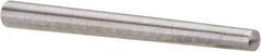 Value Collection - Size 0, 0.1196" Small End Diam, 0.156" Large End Diam, Uncoated Steel Taper Pin - Grade C-12L14, 1-3/4" OAL, 1-3/4 Pin Length - All Tool & Supply