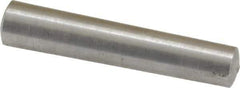 Value Collection - Size 4, 0.224" Small End Diam, 0.25" Large End Diam, Uncoated Steel Taper Pin - Grade C-12L14, 1-1/4" OAL, 1-1/4 Pin Length - All Tool & Supply