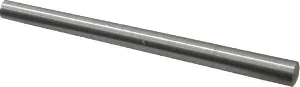 Value Collection - Size 4, 0.1876" Small End Diam, 0.25" Large End Diam, Uncoated Steel Taper Pin - Grade C-12L14, 3" OAL, 3 Pin Length - All Tool & Supply