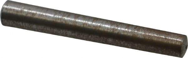 Value Collection - Size 5, 0.2474" Small End Diam, 0.289" Large End Diam, Uncoated Steel Taper Pin - Grade C-12L14, 2" OAL, 2 Pin Length - All Tool & Supply