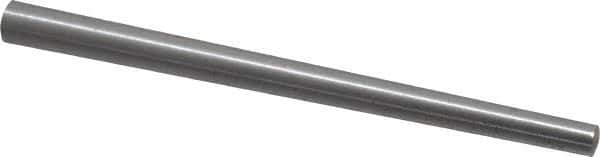 Value Collection - Size 5, 0.2058" Small End Diam, 0.289" Large End Diam, Uncoated Steel Taper Pin - Grade C-12L14, 4" OAL, 4 Pin Length - All Tool & Supply