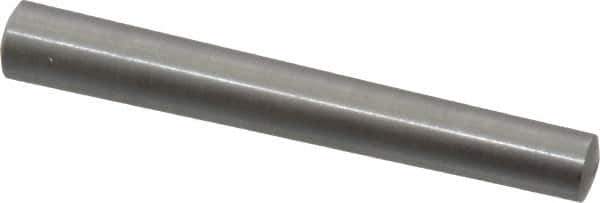 Value Collection - Size 6, 0.289" Small End Diam, 0.341" Large End Diam, Uncoated Steel Taper Pin - Grade C-12L14, 2-1/2" OAL, 2-1/2 Pin Length - All Tool & Supply