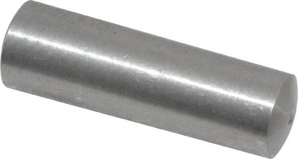 Value Collection - Size 7, 0.383" Small End Diam, 0.409" Large End Diam, Uncoated Steel Taper Pin - Grade C-12L14, 1-1/4" OAL, 1-1/4 Pin Length - All Tool & Supply