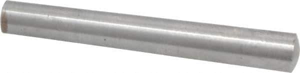 Value Collection - Size 7, 0.3466" Small End Diam, 0.409" Large End Diam, Uncoated Steel Taper Pin - Grade C-12L14, 3" OAL, 3 Pin Length - All Tool & Supply