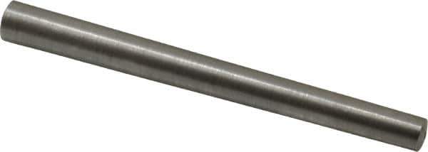 Value Collection - Size 8, 0.388" Small End Diam, 0.492" Large End Diam, Uncoated Steel Taper Pin - Grade C-12L14, 5" OAL, 5 Pin Length - All Tool & Supply