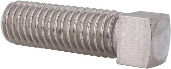 Value Collection - 1/2-13 UNC, 1-1/2" Length Under Head, Cup Point Set Screw - Grade 18-8 Stainless Steel - All Tool & Supply