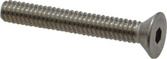 Value Collection - 1/4-20 UNC Hex Socket Drive, 82° Flat Screw - Grade 18-8 Stainless Steel, 1-3/4" OAL - All Tool & Supply