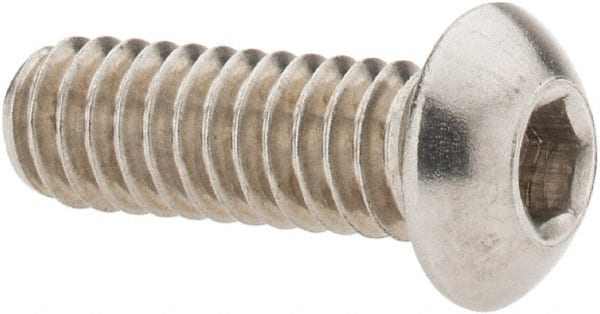 Value Collection - 1/4-20 UNC Hex Socket Button Cap Screw - All Tool & Supply