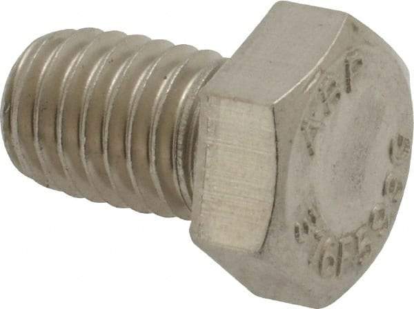 Value Collection - 1/2-13 UNC, 3/4" Length Under Head Hex Head Cap Screw - Grade 316 Stainless Steel, 3/4" Hex - All Tool & Supply