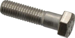 Value Collection - 1/2-13 UNC, 2" Length Under Head Hex Head Cap Screw - Grade 316 Stainless Steel, 3/4" Hex - All Tool & Supply