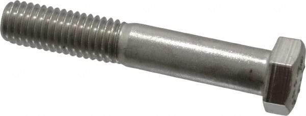 Value Collection - 1/2-13 UNC, 3" Length Under Head Hex Head Cap Screw - Grade 316 Stainless Steel, 3/4" Hex - All Tool & Supply