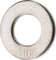 Value Collection - 5/16" Screw, Grade 316 Stainless Steel Standard Flat Washer - 11/32" ID x 11/16" OD, 0.065" Thick - All Tool & Supply