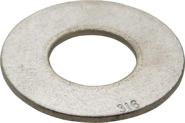 Value Collection - 7/8" Screw, Grade 316 Stainless Steel Standard Flat Washer - 15/16" ID x 2-1/4" OD, 0.165" Thick - All Tool & Supply