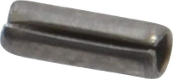 Value Collection - 1/16" Diam x 3/16" Long Slotted Spring Pin - Grade 420 Stainless Steel, Bright Finish - All Tool & Supply