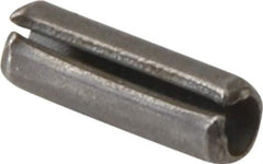 Made in USA - 5/64" Diam x 1/4" Long Slotted Spring Pin - Grade 420 Stainless Steel, Bright Finish - All Tool & Supply