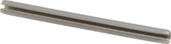 Value Collection - 5/64" Diam x 1" Long Slotted Spring Pin - Grade 420 Stainless Steel, Bright Finish - All Tool & Supply