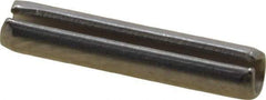 Value Collection - 3/32" Diam x 1/2" Long Slotted Spring Pin - Grade 420 Stainless Steel, Bright Finish - All Tool & Supply