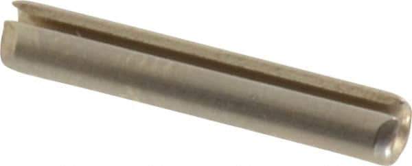 Made in USA - 3/32" Diam x 9/16" Long Slotted Spring Pin - Grade 420 Stainless Steel, Bright Finish - All Tool & Supply