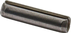 Made in USA - 1/8" Diam x 1/2" Long Slotted Spring Pin - Grade 420 Stainless Steel, Bright Finish - All Tool & Supply