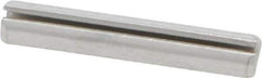 Made in USA - 1/8" Diam x 3/4" Long Slotted Spring Pin - Grade 420 Stainless Steel, Bright Finish - All Tool & Supply