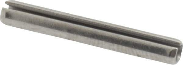 Made in USA - 1/8" Diam x 7/8" Long Slotted Spring Pin - Grade 420 Stainless Steel, Bright Finish - All Tool & Supply